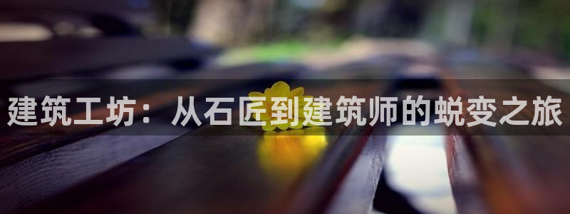 意昂3神州：建筑工坊：从石匠到建筑师的蜕变之旅