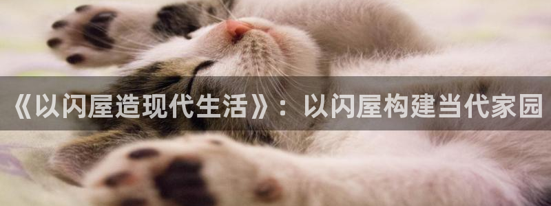 意昂3开户：《以闪屋造现代生活》：以闪屋构建当代家园
