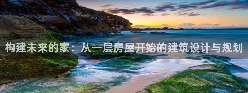 意昂3娱乐下载：构建未来的家：从一层房屋开始的建筑设计与规划