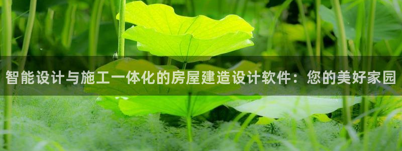 海南意昂体育3发展怎么样：智能设计与施工一体化的房屋建造设计软件：您的美好家园